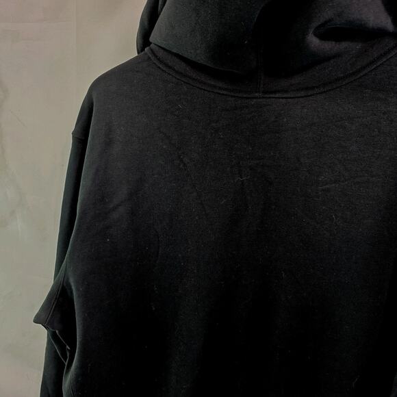 Chubbies Hoodie Mens Large Black Pullover Sweatshirt Night Schwoodie Gray - Picture 8 of 11